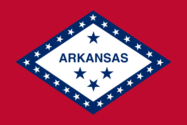 Arkansas, USA flag