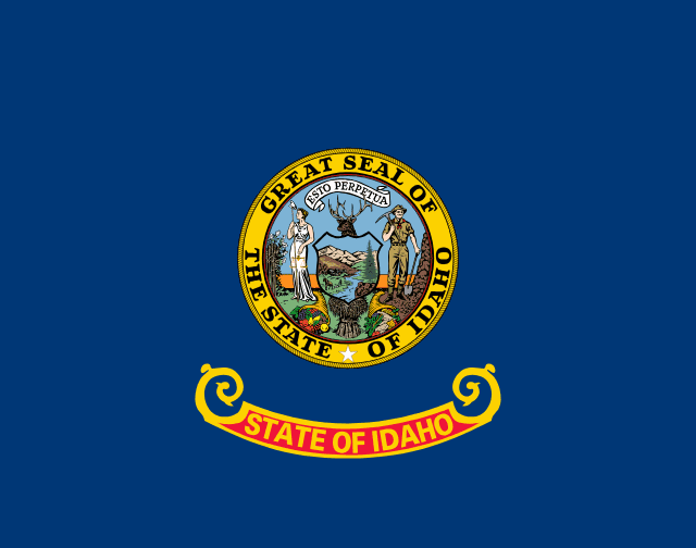 Idaho, USA flag