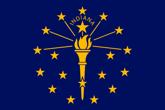Indiana, USA flag