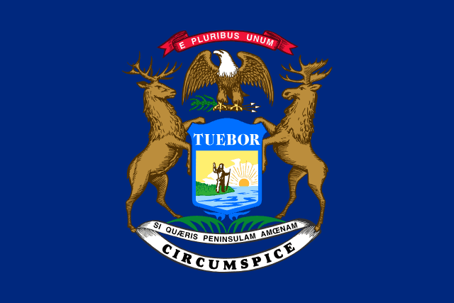 Michigan, USA flag