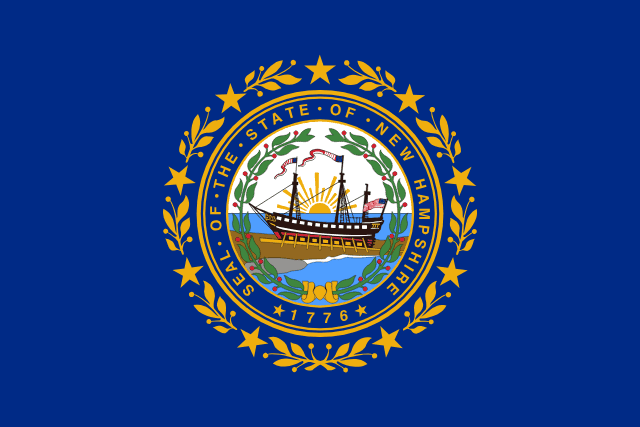 New Hampshire, USA flag