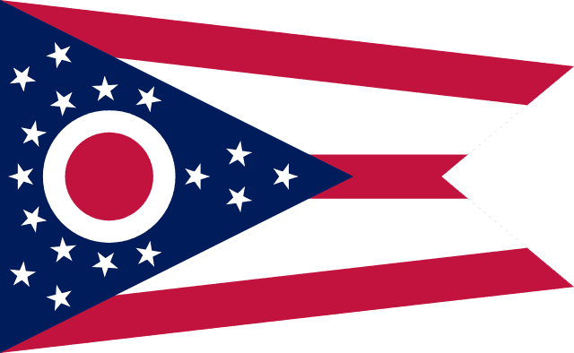 Ohio, USA flag