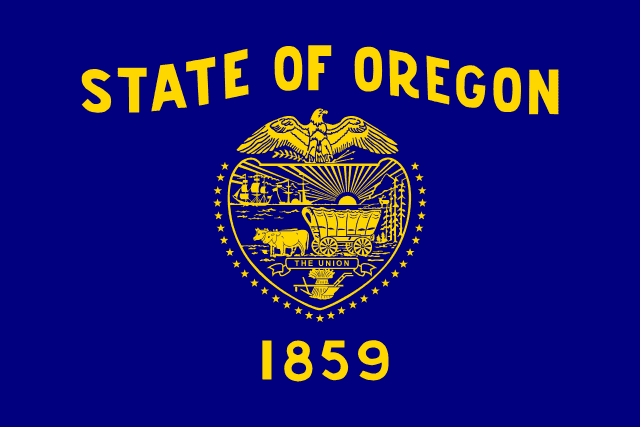 Oregon, USA flag
