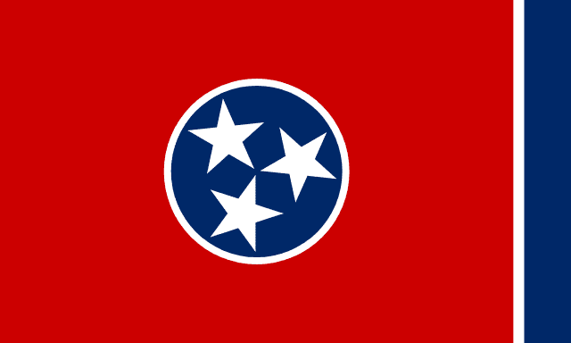 Tennessee, USA flag