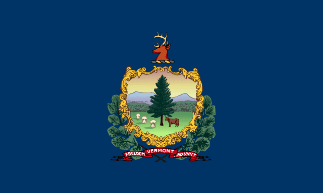 Vermont, USA flag