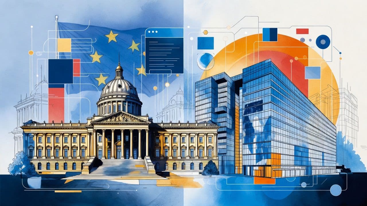European Union financial buildings representing ECSP crowdfunding regulation and cross-border licensing framework